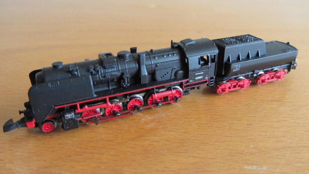 Märklin mini club : BR 42.90 locomotief - 1/220 - 88041, Gebruikt, Ophalen of Verzenden, Analoog, Märklin