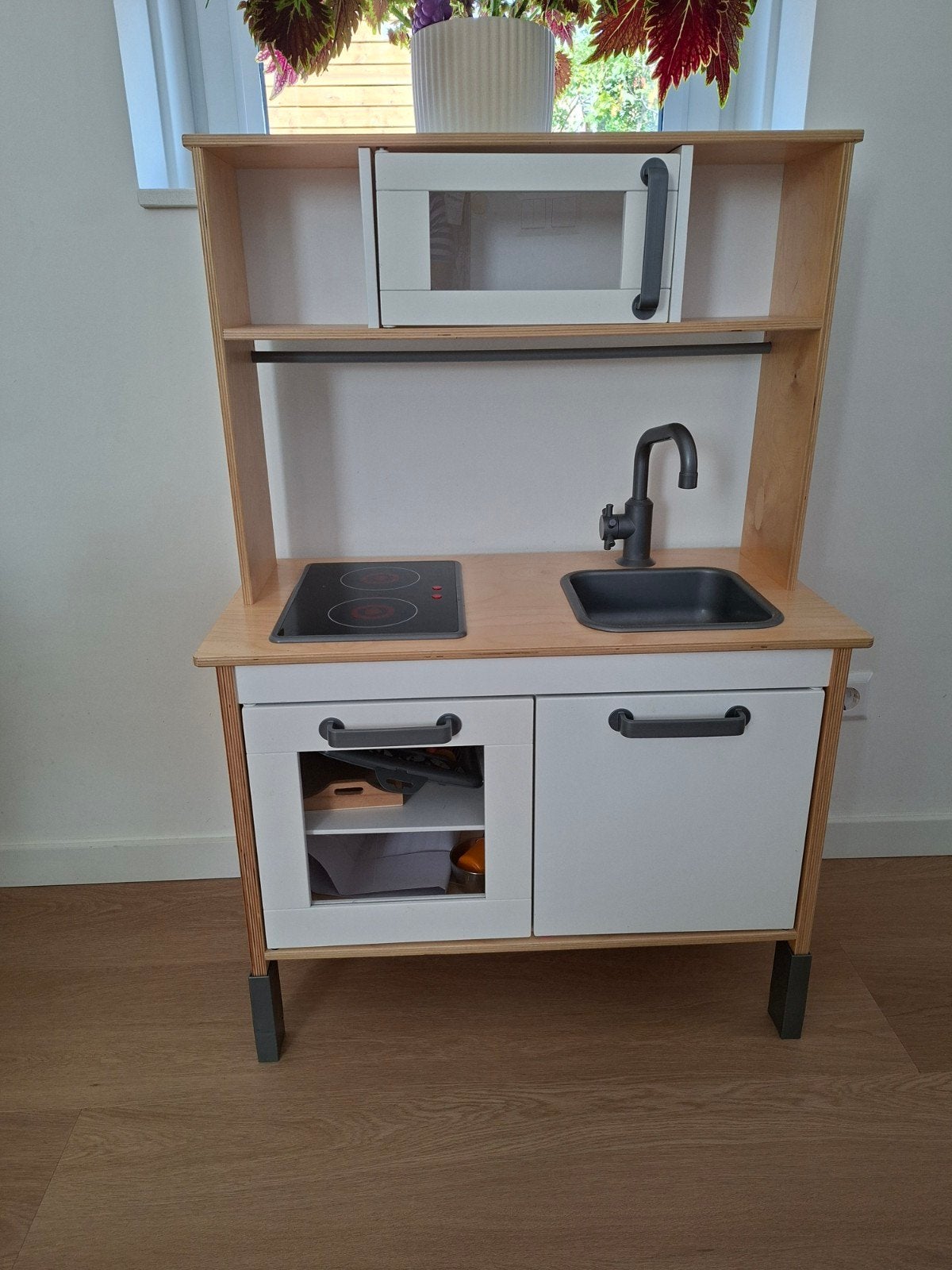 IKEA Duktig Speelkeuken met magnetron en accessoires, Ophalen, Gebruikt