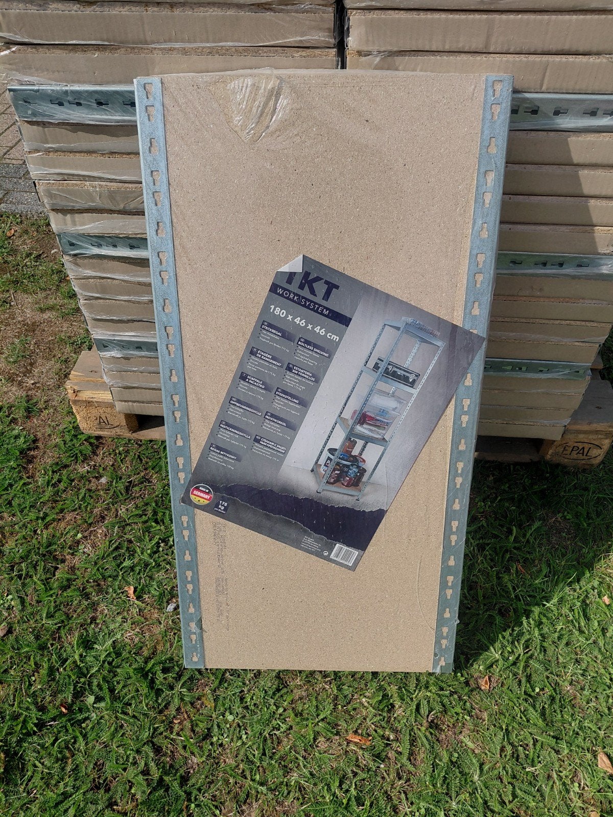Nieuw TKT WORK SYSTEM magazijnrek 180x46x46 cm, Ophalen