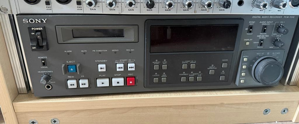 Sony PCM-7010 Digitale Audio Recorder DAT Recorder, Ophalen of Verzenden, Zo goed als nieuw, Audio