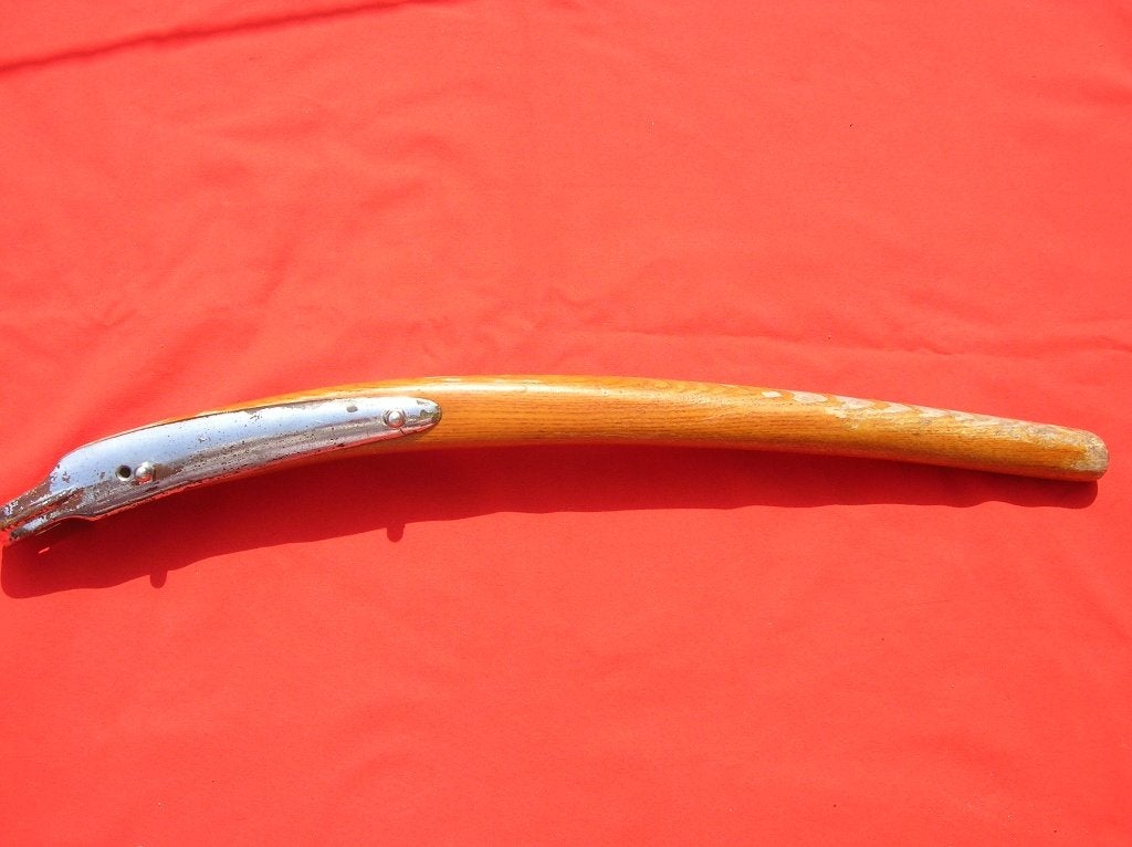 Helmstok met beslag, brons verchroomd, Ophalen of Verzenden, Gebruikt, Overige typen