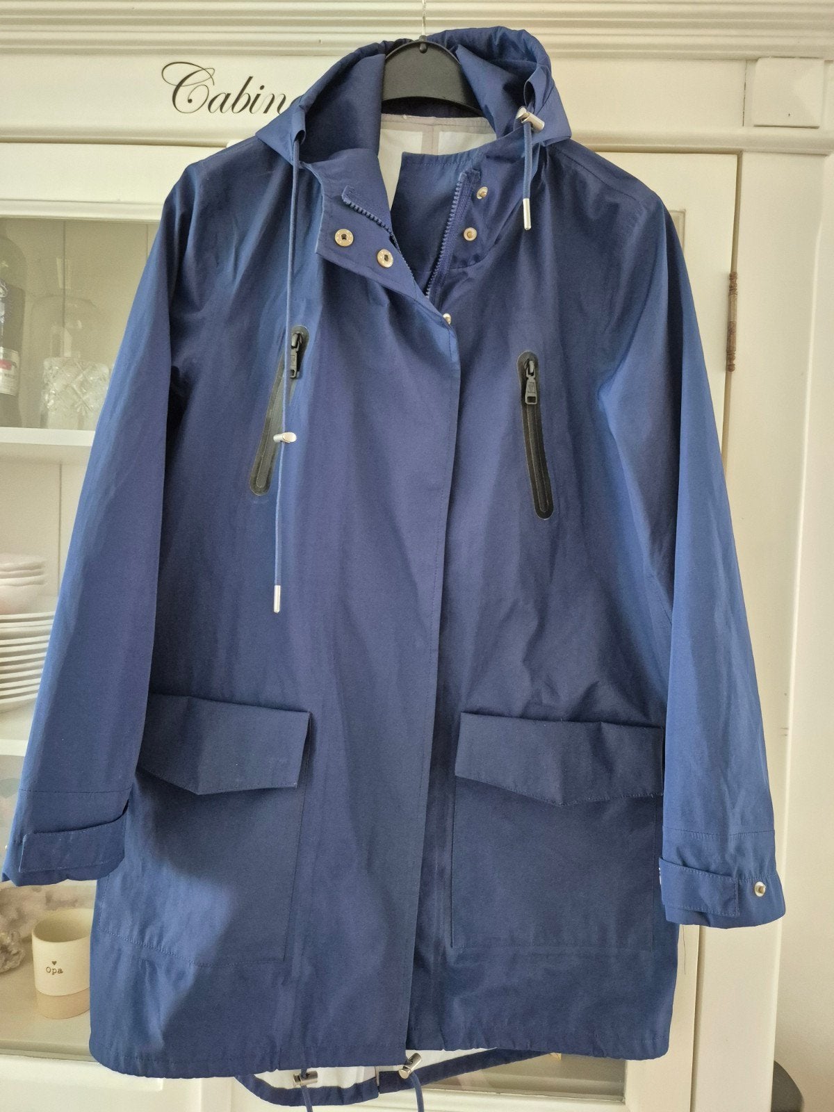 Giacomo Donkerblauwe Jas maat M, Maat 38/40 (M), Blauw, Ophalen of Verzenden, Zo goed als nieuw