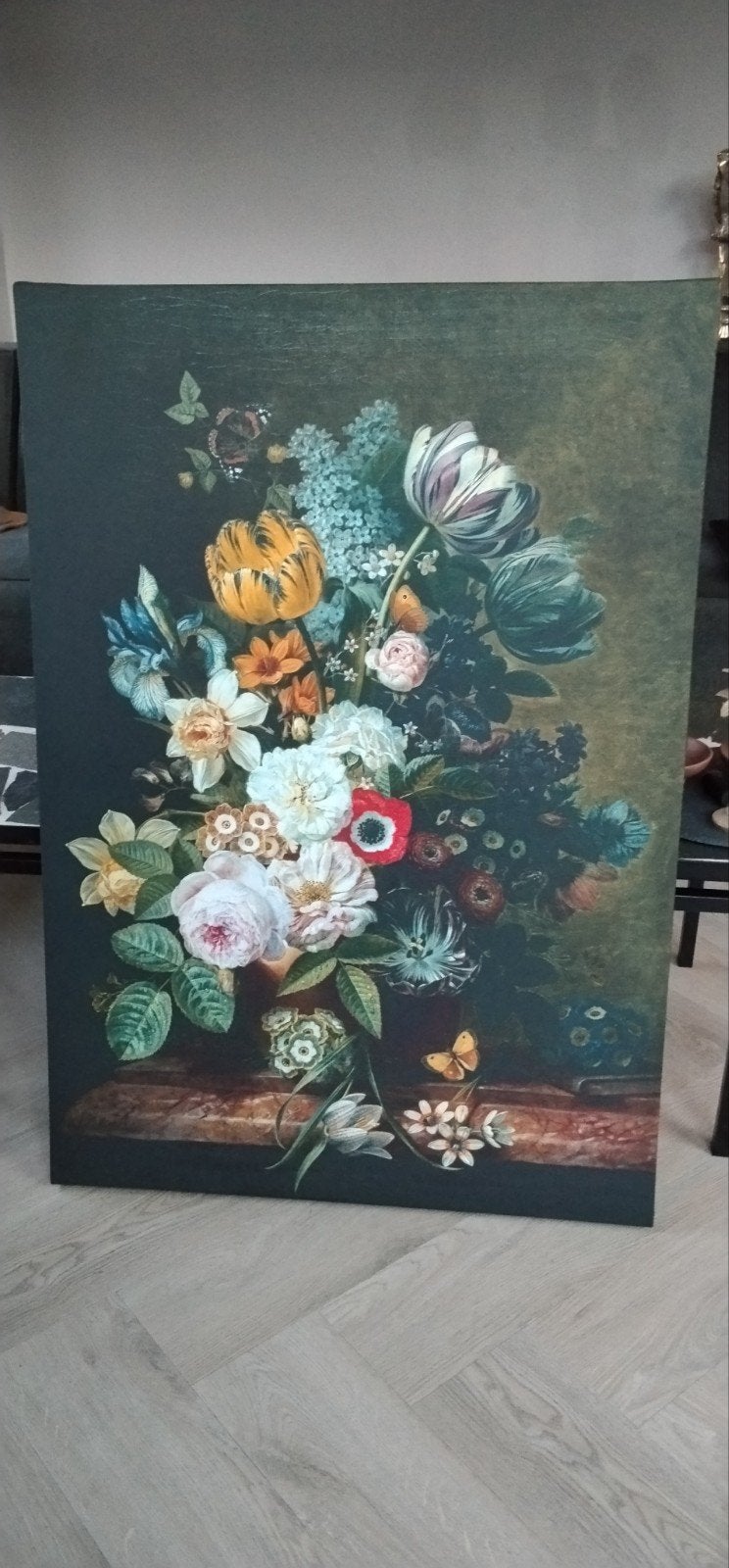 Canvas schilderij groot, Ophalen