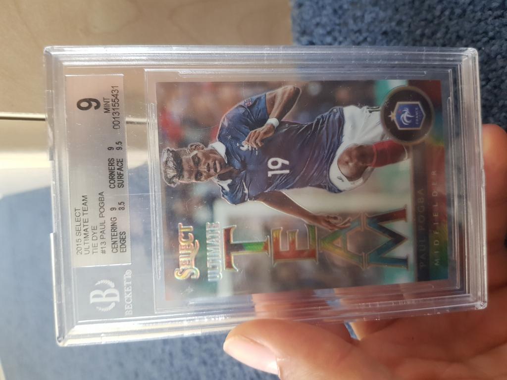 Paul Pogba /30 Tie Dye PSA 9 Mint, Ophalen of Verzenden