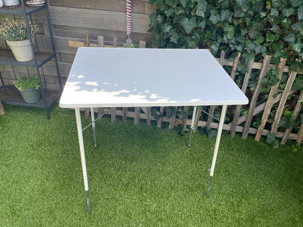 Dukdalf camping tafel 60 x 80 cm, Ophalen, Zo goed als nieuw, Campingtafel