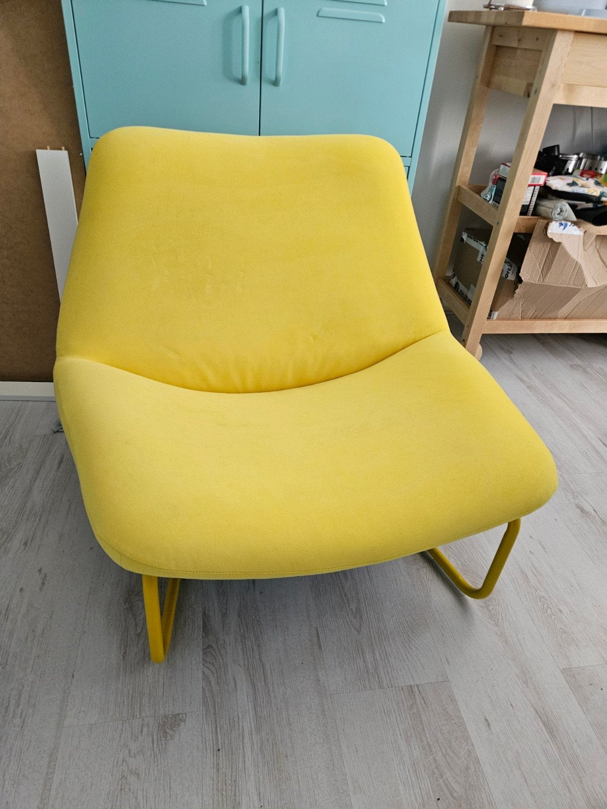 Ikea SOTENÄS fauteuil hakebo geel, Ophalen, Eenpersoons, 75 tot 100 cm, Zo goed als nieuw