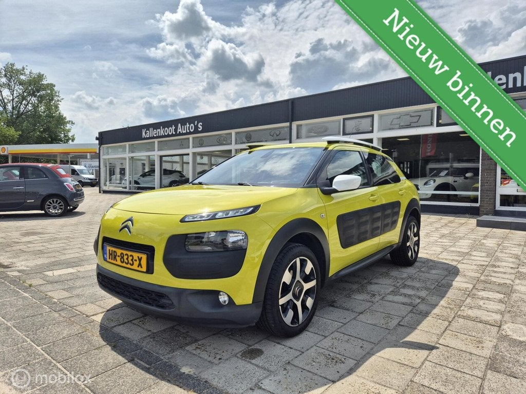 Citroen C4 Cactus 1.2 VTi Shine, Perfect onderhouden! Camera, Auto's, Citroën, Voorwielaandrijving, Euro 5, Stof, Gebruikt