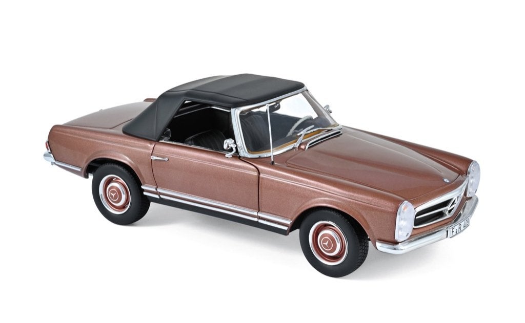Mercedes Benz 230 SL 1963 koper metallic Norev Limited 1:18, Hobby en Vrije tijd, Modelauto's | 1:18, Ophalen of Verzenden, Nieuw