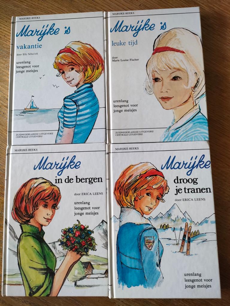 4 Marijke-reeks boeken voor meisjes 10-13 jaar, Ophalen of Verzenden
