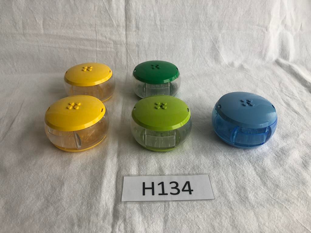 Lego containers - verschillende kleuren - 5st - H134, Lego, Lego, Lego, Ophalen of Verzenden