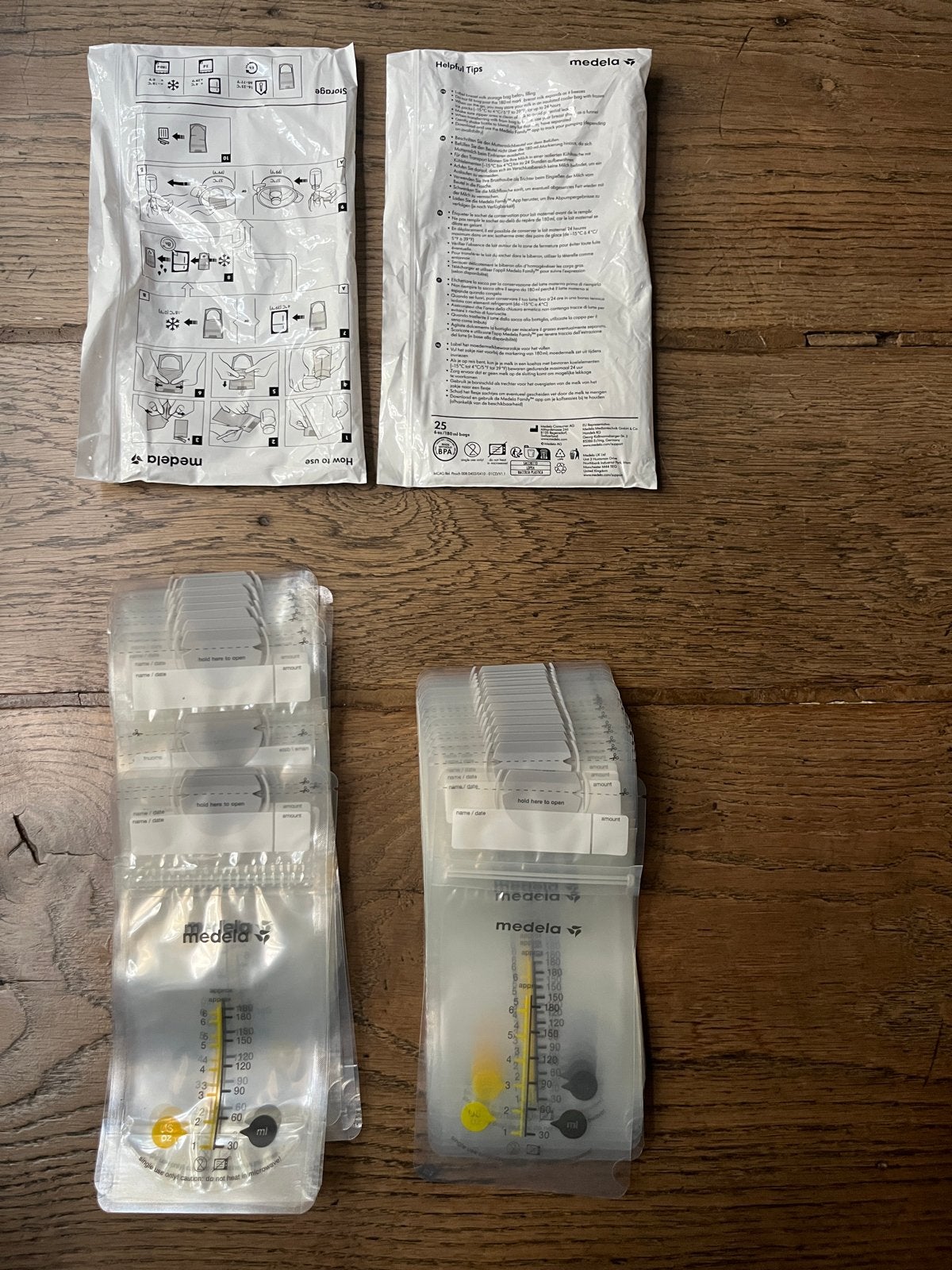 35 Medela moedermelk bewaarzakjes, Ophalen, Medela, Overige typen, Nieuw