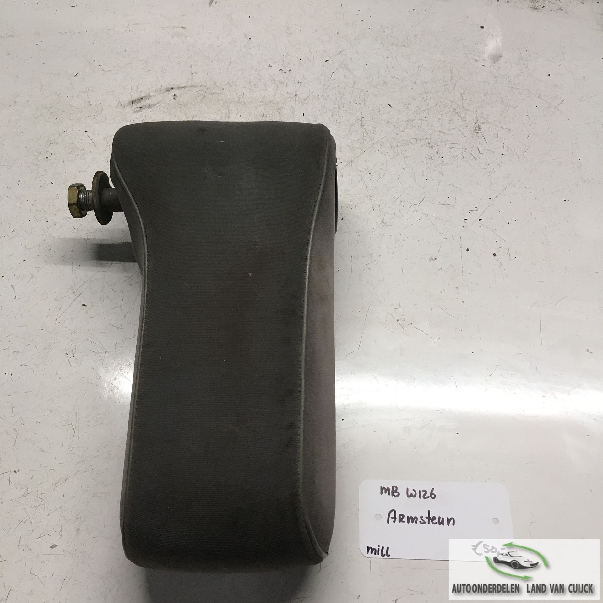 Mercedes W126 Armsteun grijs velours, Auto-onderdelen, Gebruikt, -, -, Ophalen of Verzenden