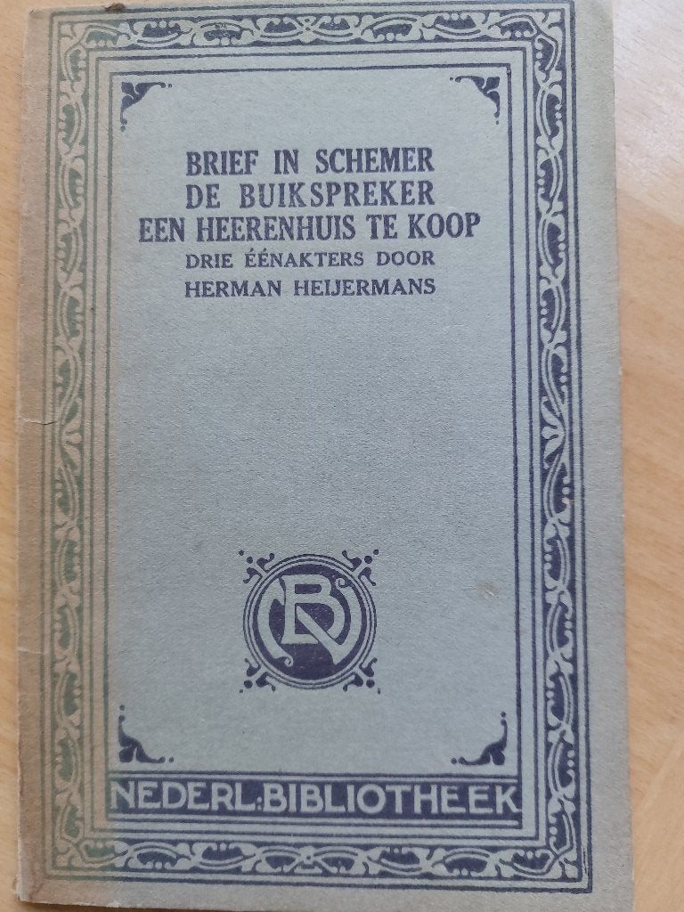 3 éénakters door Herman Heijermans 1914, Ophalen of Verzenden, Gelezen, Nederland