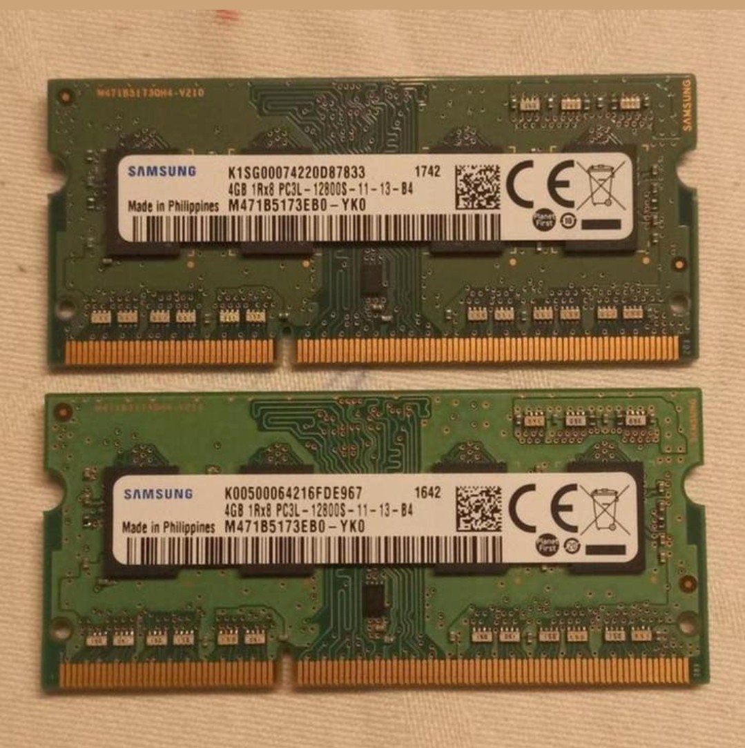 Samsung 8GB DDR3L 1600MHz SODIMM laptop geheugen, Computers en Software, RAM geheugen, 8 GB, DDR3, Ophalen of Verzenden, Zo goed als nieuw