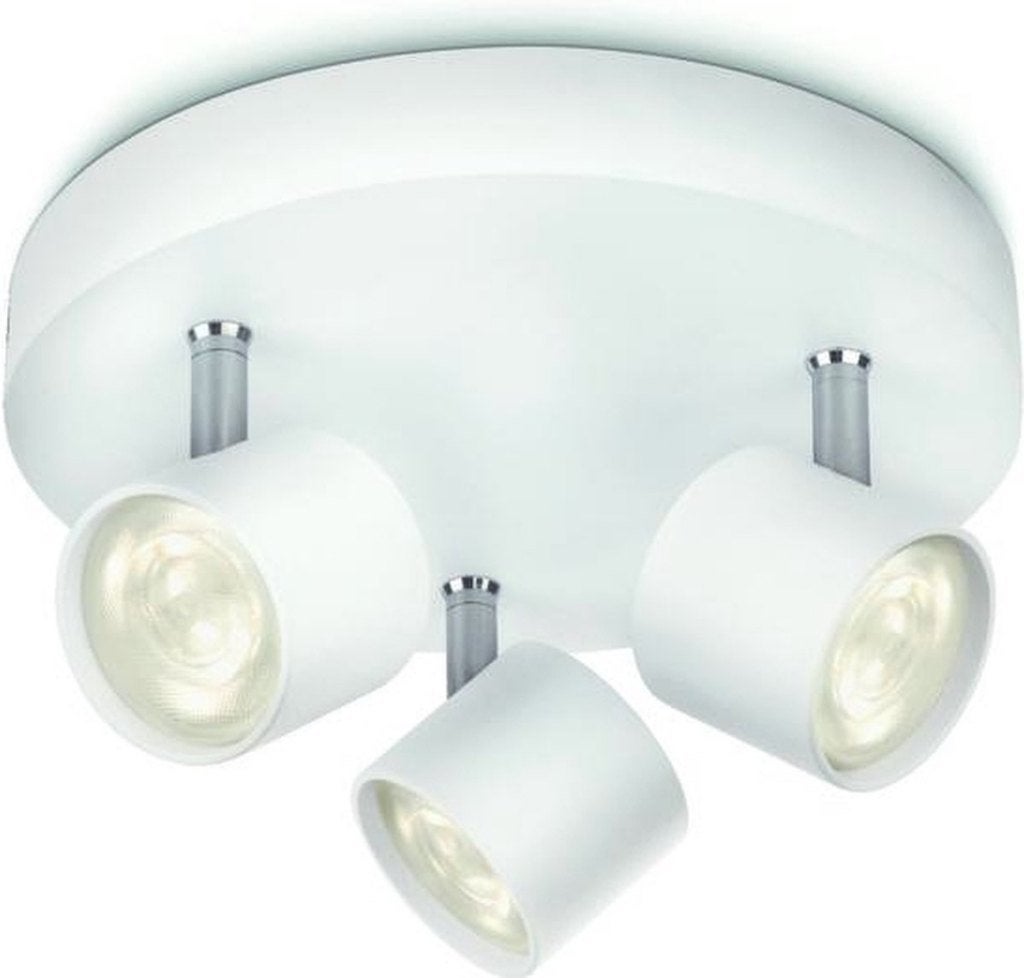 PHILIPS LED Plafondspot - Wit en Zwart, Modern Design, Ophalen, Gebruikt, Modern, GU10