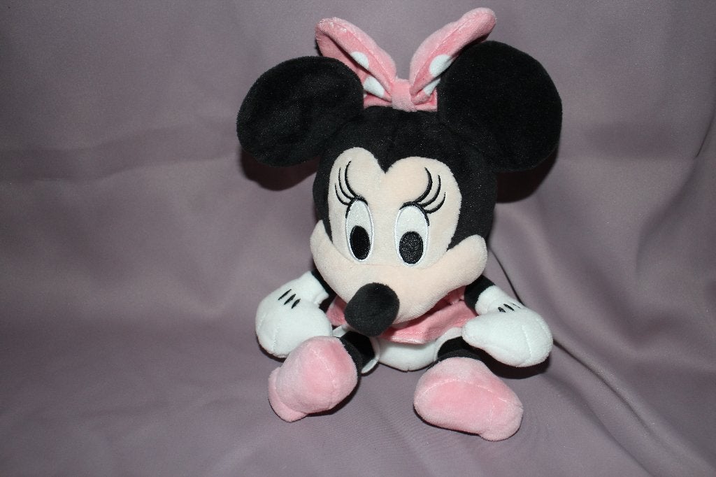 Minnie mouse knuffel - roze Disney 20cm, Muis, Disney, Disney, Nieuw