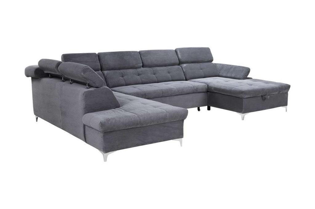 Nieuwe U-bank met bed en opberg diverse kleuren en stoffen, Huis en Inrichting, Banken | Bankstellen, Ophalen of Verzenden, Nieuw