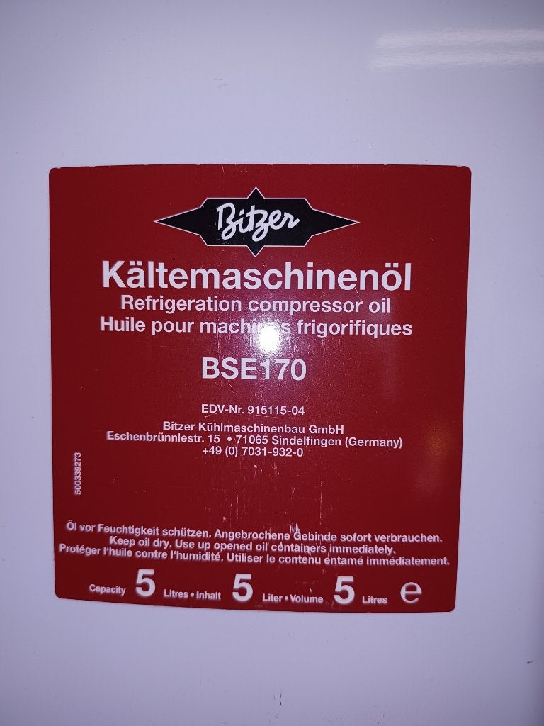 21 Liter "High Quality" speciale compressor-olie POE-Olie, 100 liter of meer, Ophalen, Nieuw