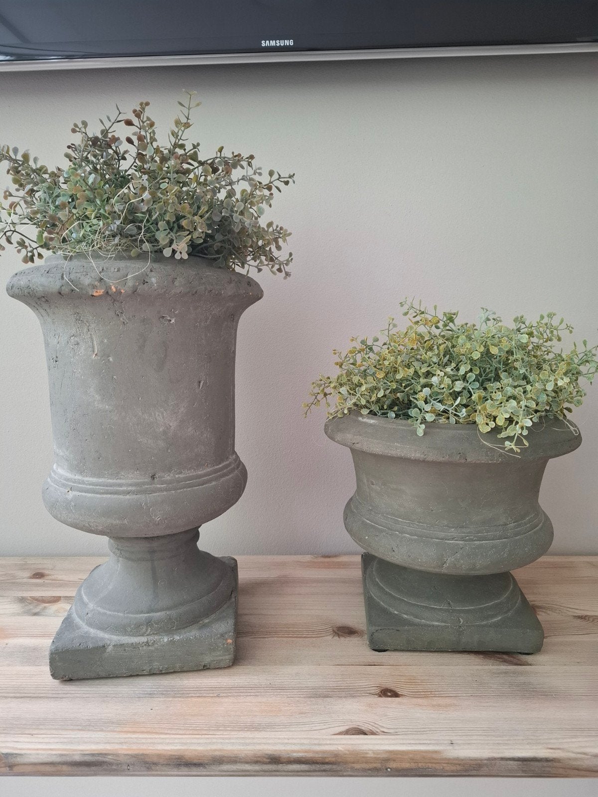 Brynxz  potten set - 40 cm hoog, Steen, Overige kleuren, Ophalen of Verzenden, Zo goed als nieuw