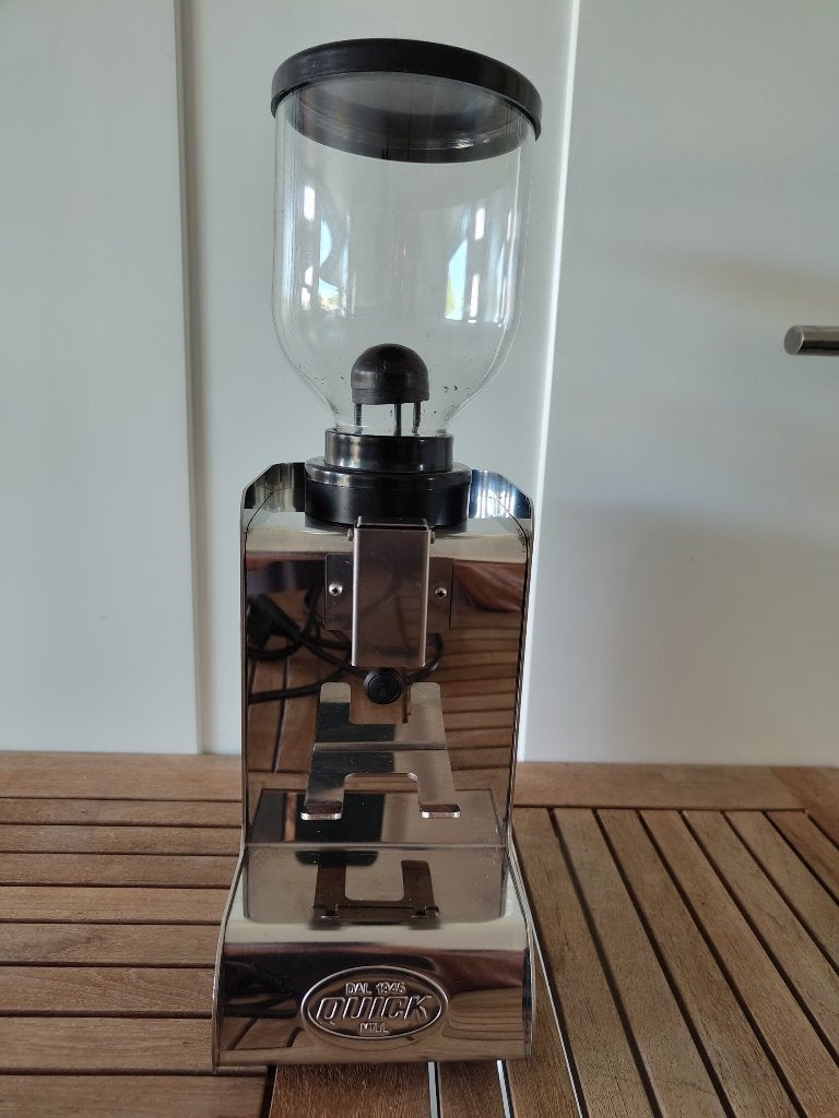 quickmill 060 apollo koffiemolen, Gebruikt, Overige modellen, 2 tot 4 kopjes, Koffiebonen