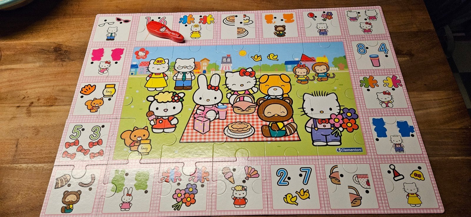 Hello Kitty Interactieve Quiz Puzzel, Kinderen en Baby's, Ophalen of Verzenden, 10 tot 50 stukjes, Gebruikt, 4 tot 6 jaar