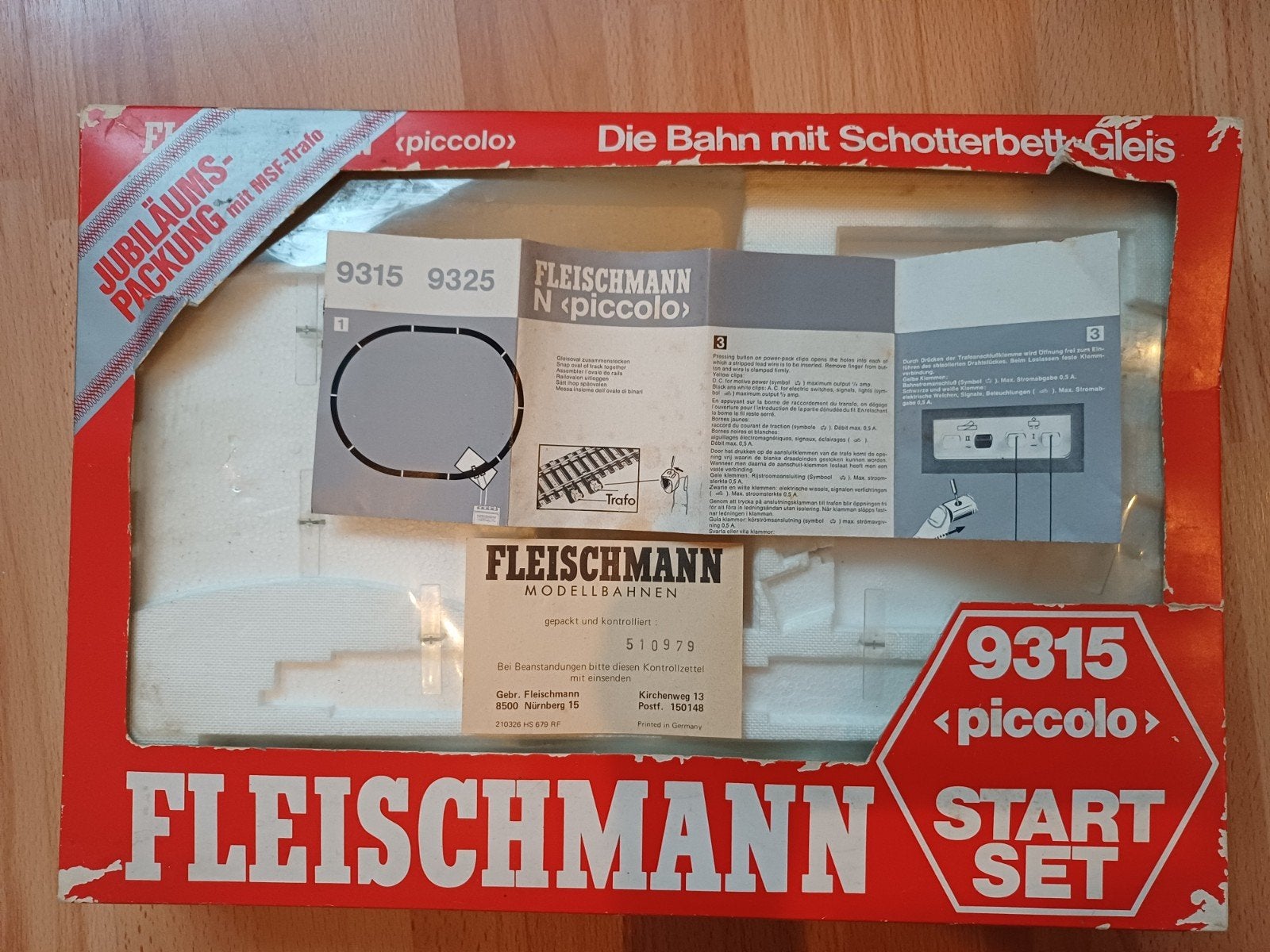 Fleischmann Piccolo Startset N-spoor met extra's, Ophalen, Gelijkstroom, Fleischmann, Analoog