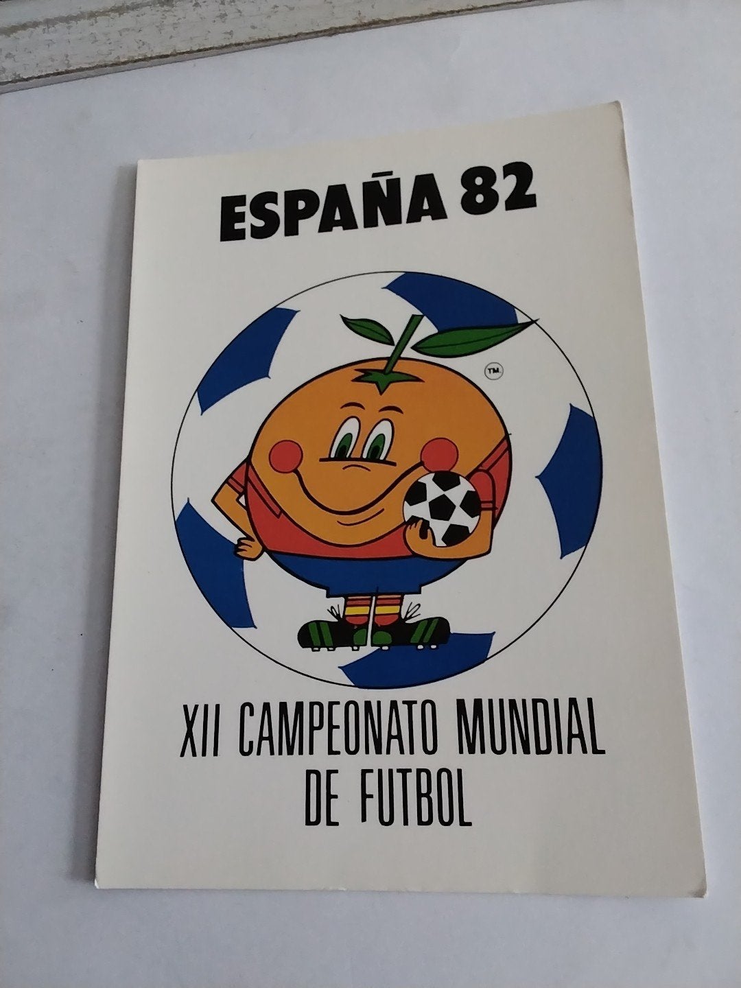 Vintage Postkaart WK Voetbal España 82 - Naranjito, Ophalen of Verzenden, 1980 tot heden, Ongelopen