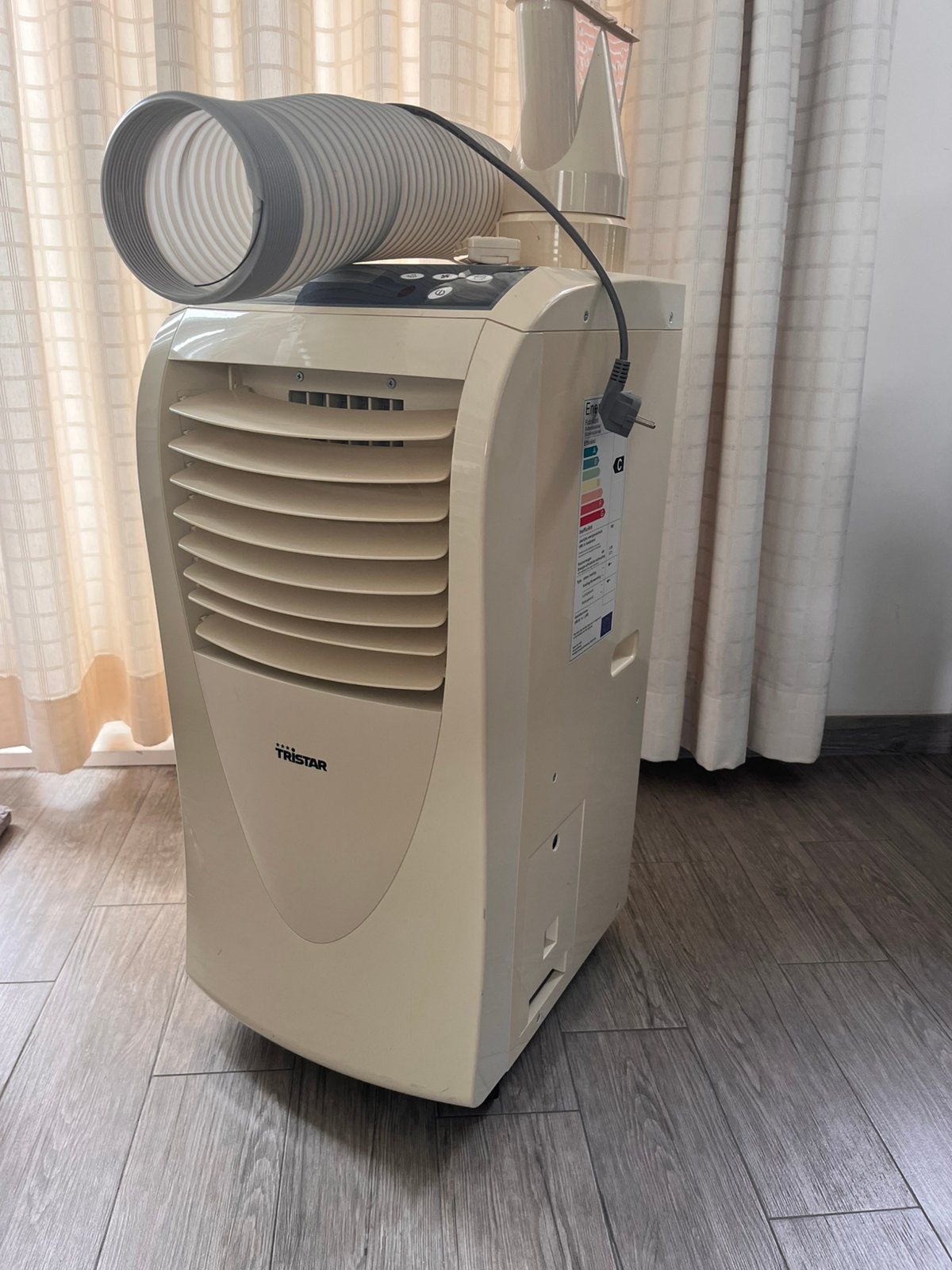 Tristar mobiele airco AC-5490 – werkt prima!, Ophalen, Gebruikt, Minder dan 60 m³