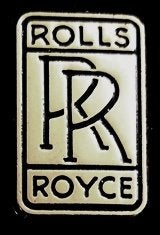 Rolls Royce langwerpig 24x15 mm, Verzenden, Nieuw, Transport, Speldje of Pin