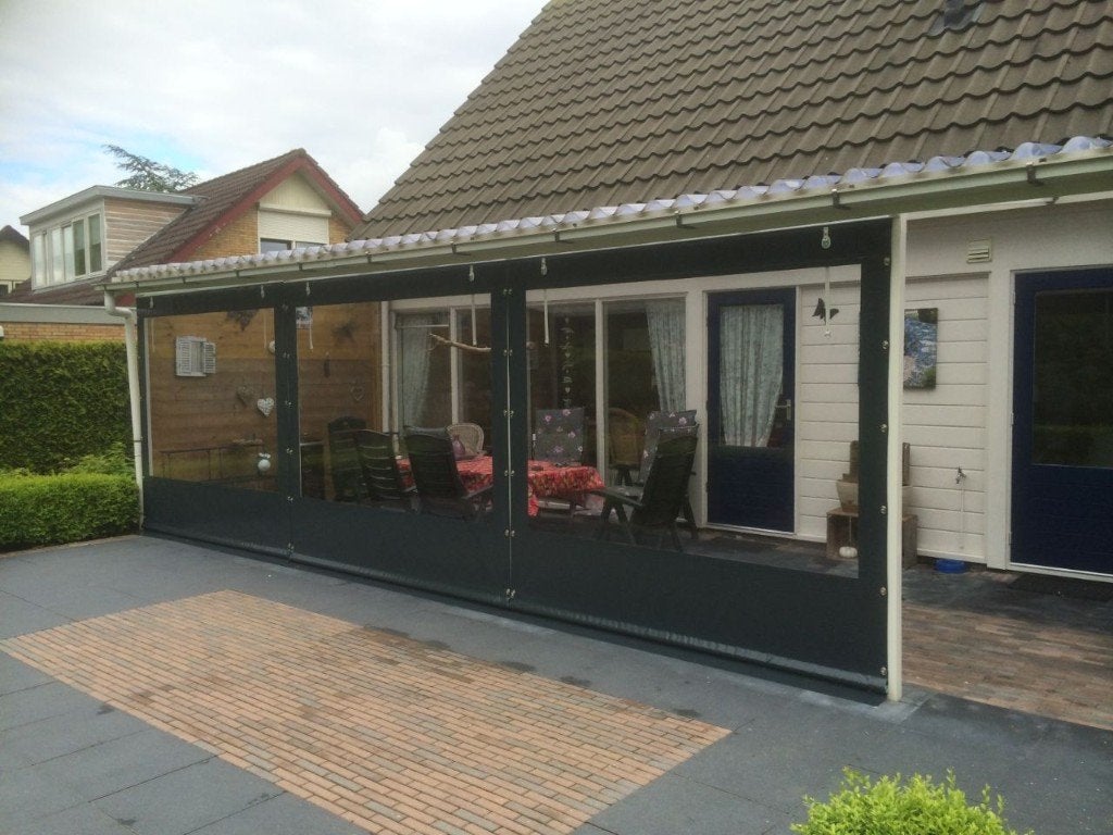 Windscherm en zijwand veranda op maat - PVC zeil, Tuin en Terras, Ophalen, Nieuw, 200 cm of meer, 150 tot 200 cm