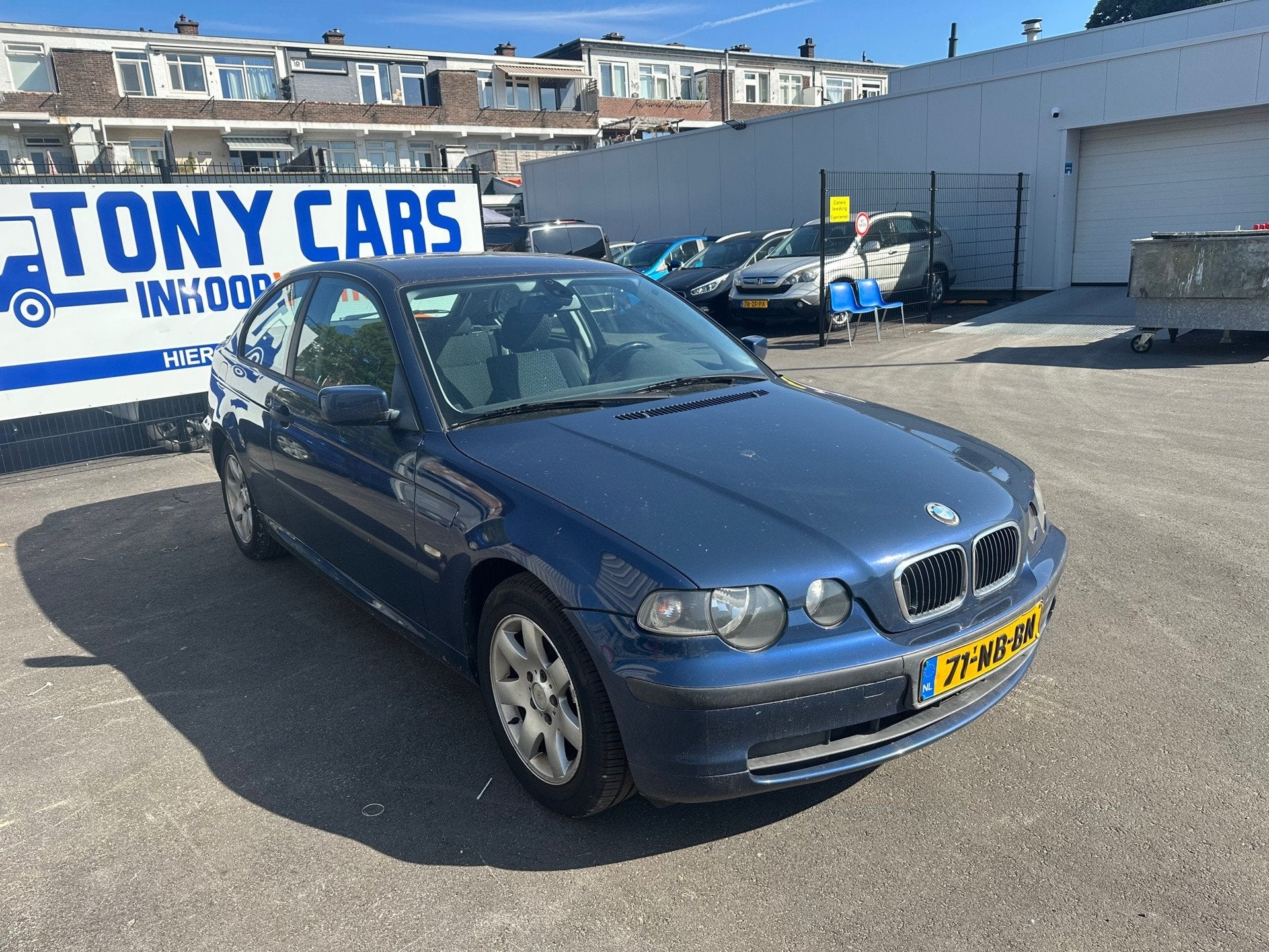 BMW 3-serie Compact 316ti Executive inruil koopje, Auto's, Gebruikt, 1295 kg, 4 cilinders, Blauw