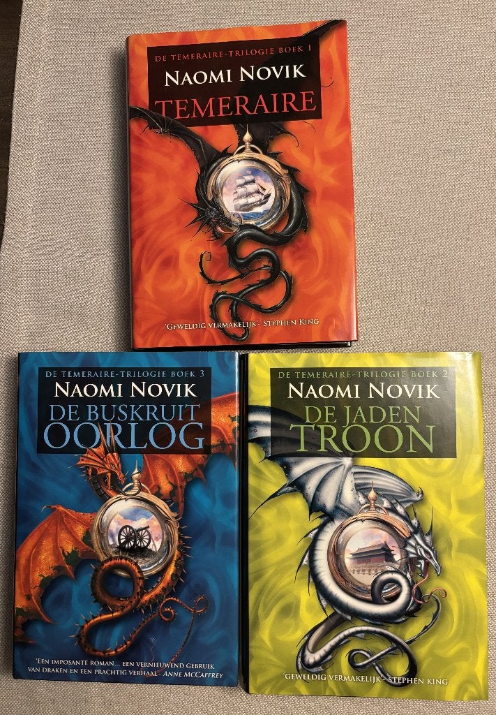 Naomi Novik, compleet 3 boeken, Ophalen of Verzenden, Zo goed als nieuw