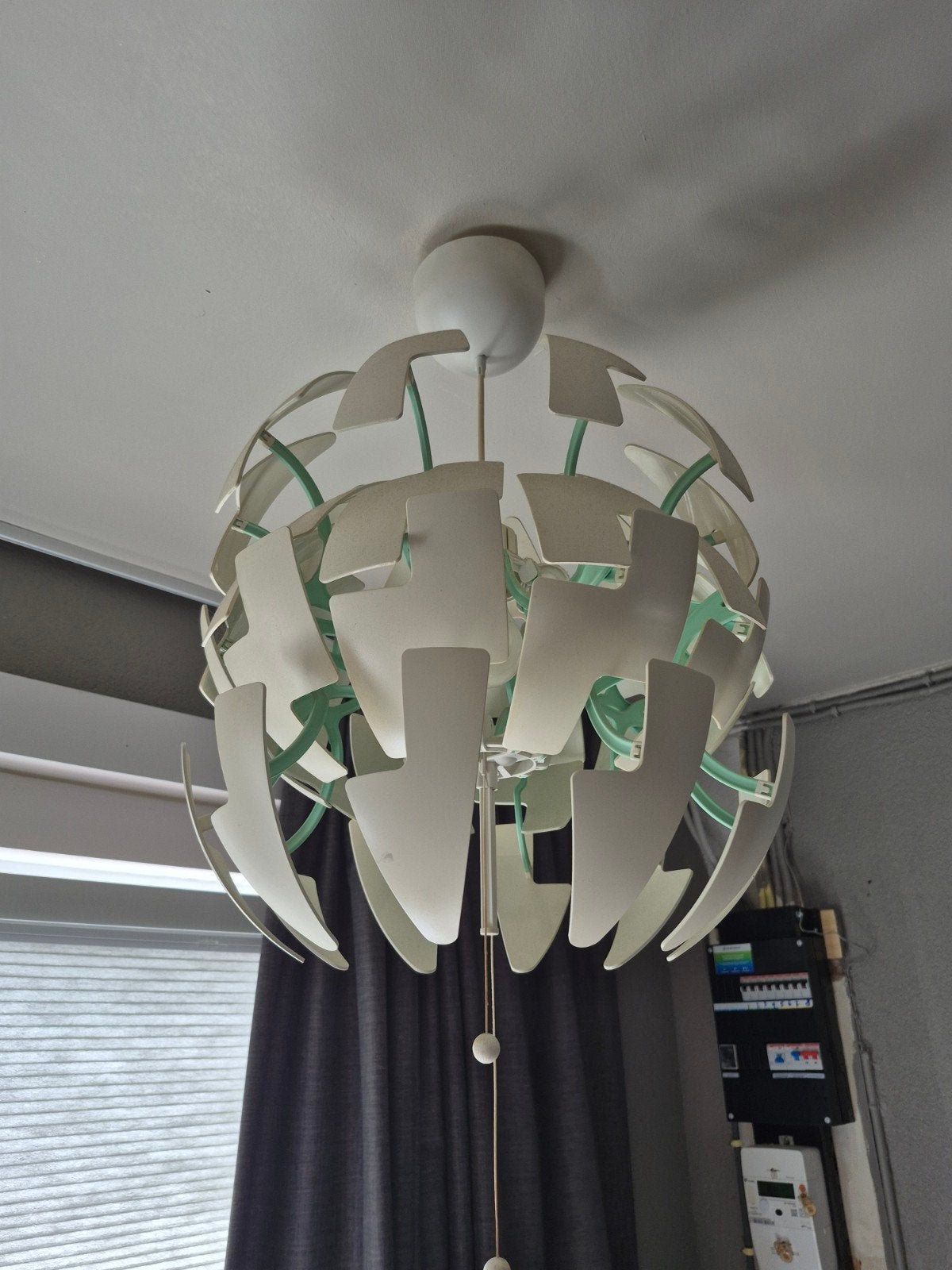 IKEA PS 2014 Hanglamp - Witte Bolvormige Lamp, Ophalen, Kunststof, Gebruikt, Modern, Scandinavisch