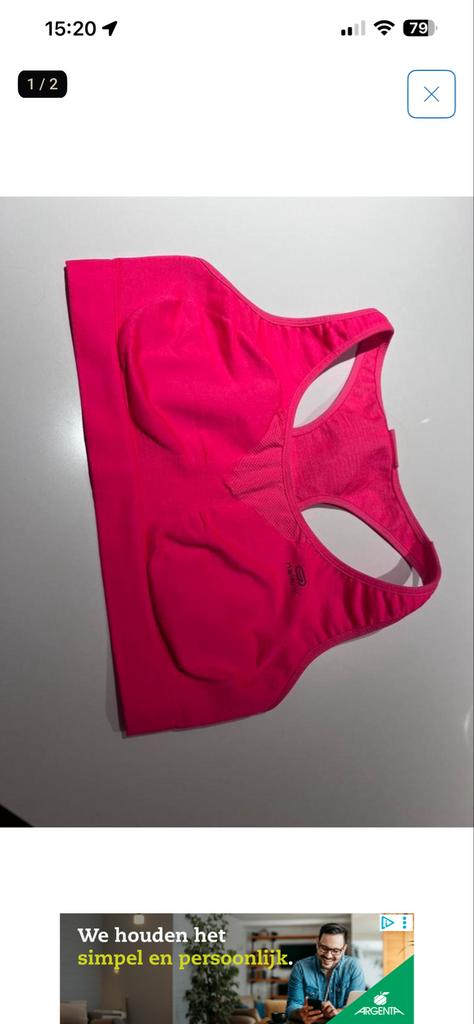Roze sport bh Kalenji, Kleding | Dames, Maat 38/40 (M), Ophalen of Verzenden, Roze, Fitness of Aerobics
