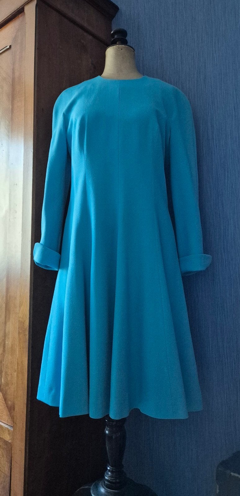 Frans Molenaar couture jurk. 38/40, Maat 38/40 (M), Zo goed als nieuw, Knielengte, Frans Molenaar
