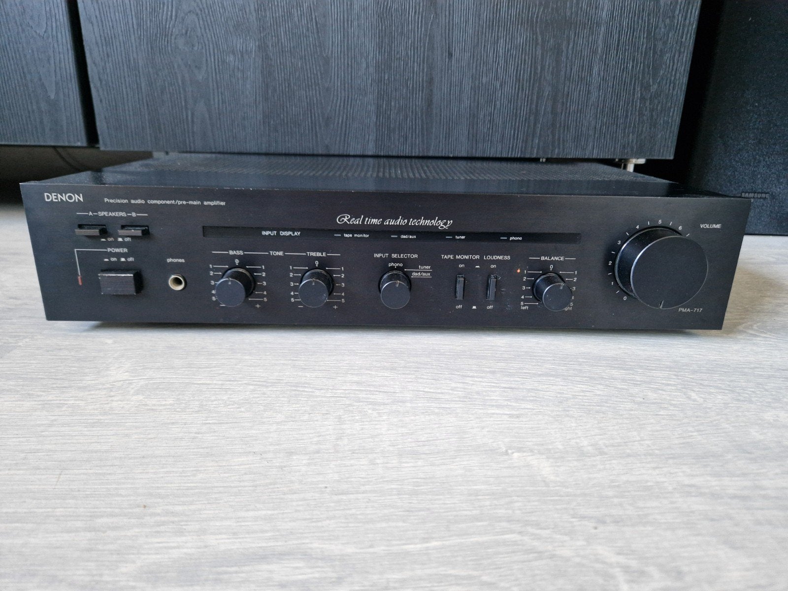 Denon PMA-717 vintage versterker/amplifier, getest en werkt, Ophalen of Verzenden, Denon