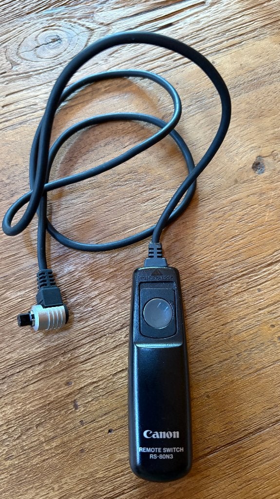 Canon Remote Switch RS-80N3 (Afstandsbediening), Ophalen of Verzenden, Zo goed als nieuw, Origineel