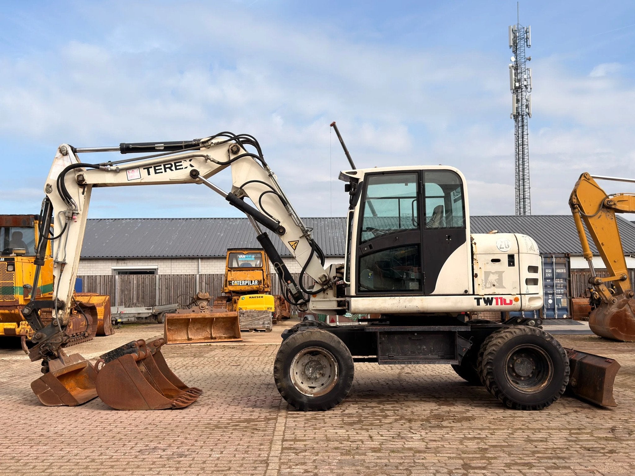 Terex TW110 Mobile Excavator (bj 2008), Graafmachine