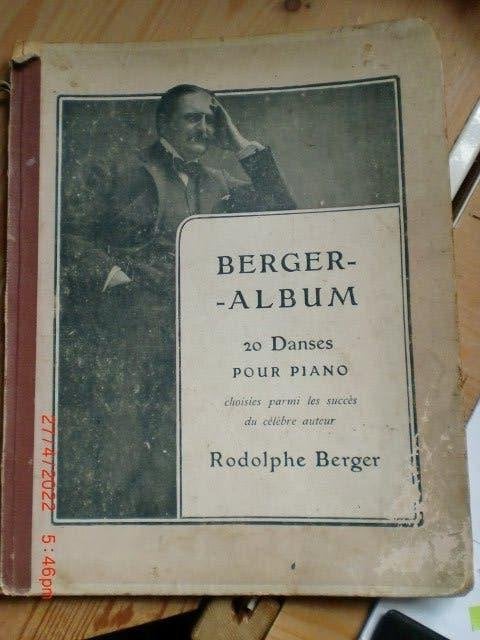 Berger Album, Gebruikt, Ophalen of Verzenden, Artiest of Componist, Piano