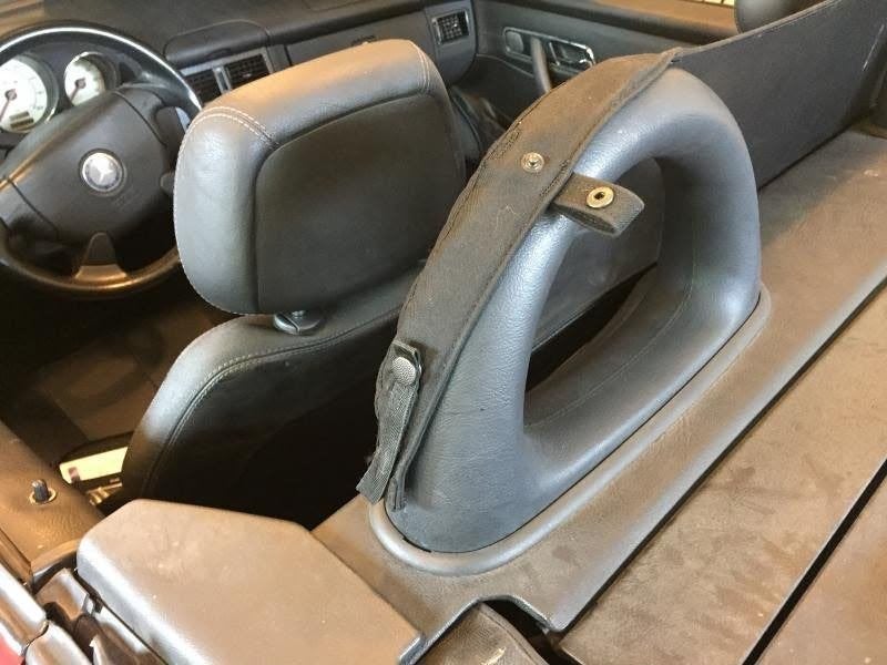Mercedes SLK R170 windschot / windstop / deflector origineel, Auto-onderdelen, Ophalen of Verzenden, Gebruikt, Mercedes-Benz