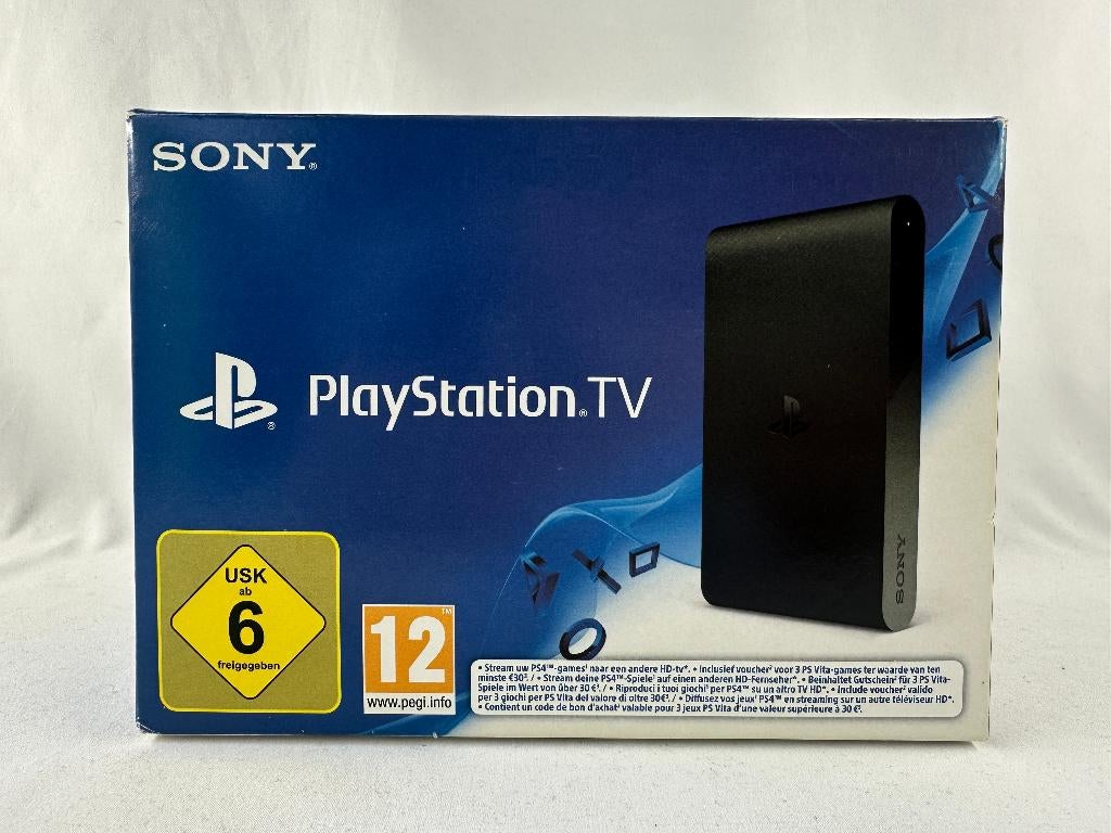 Playstation TV (PS Vita) zwart in doos - VTE-1016, Spelcomputers en Games, Playstation, Zwart, Onbekend, Ophalen of Verzenden