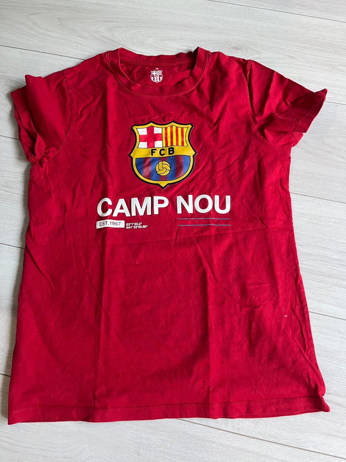 FC Barcelona shirt maat 170, Ophalen of Verzenden, Zo goed als nieuw, Jongen, Shirt of Longsleeve