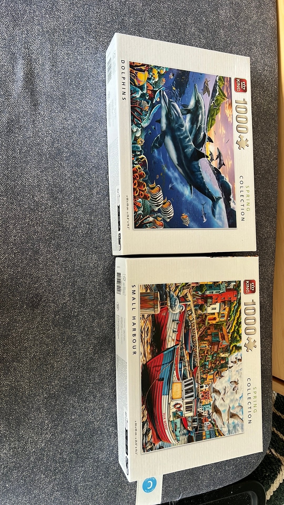 2x king puzzel in goede staat, Ophalen, 500 t/m 1500 stukjes, Gebruikt
