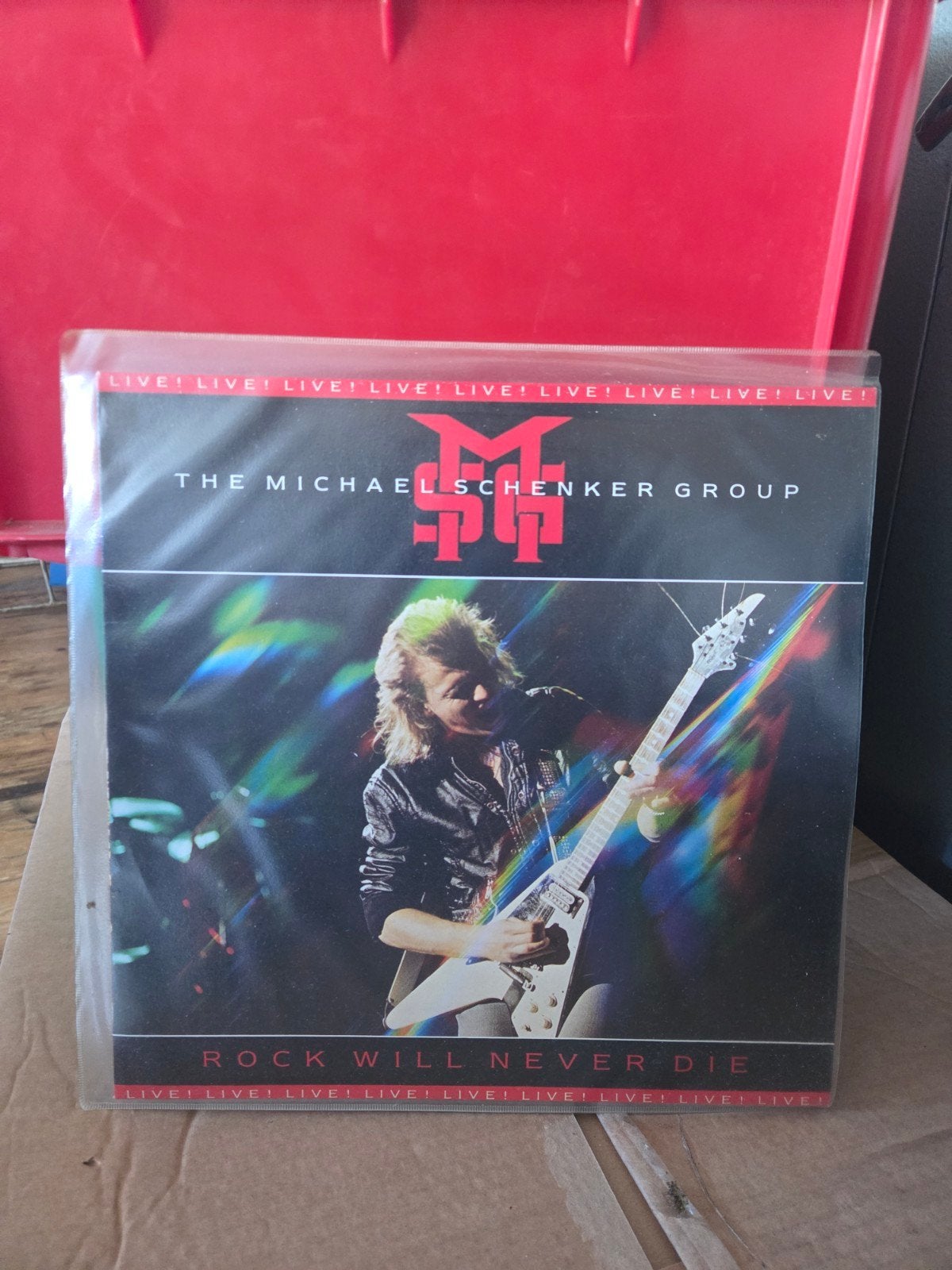 The Michael Schenker Group - Rock Will Never Die (LP), LP, Gebruikt, Hard Rock, Ophalen of Verzenden