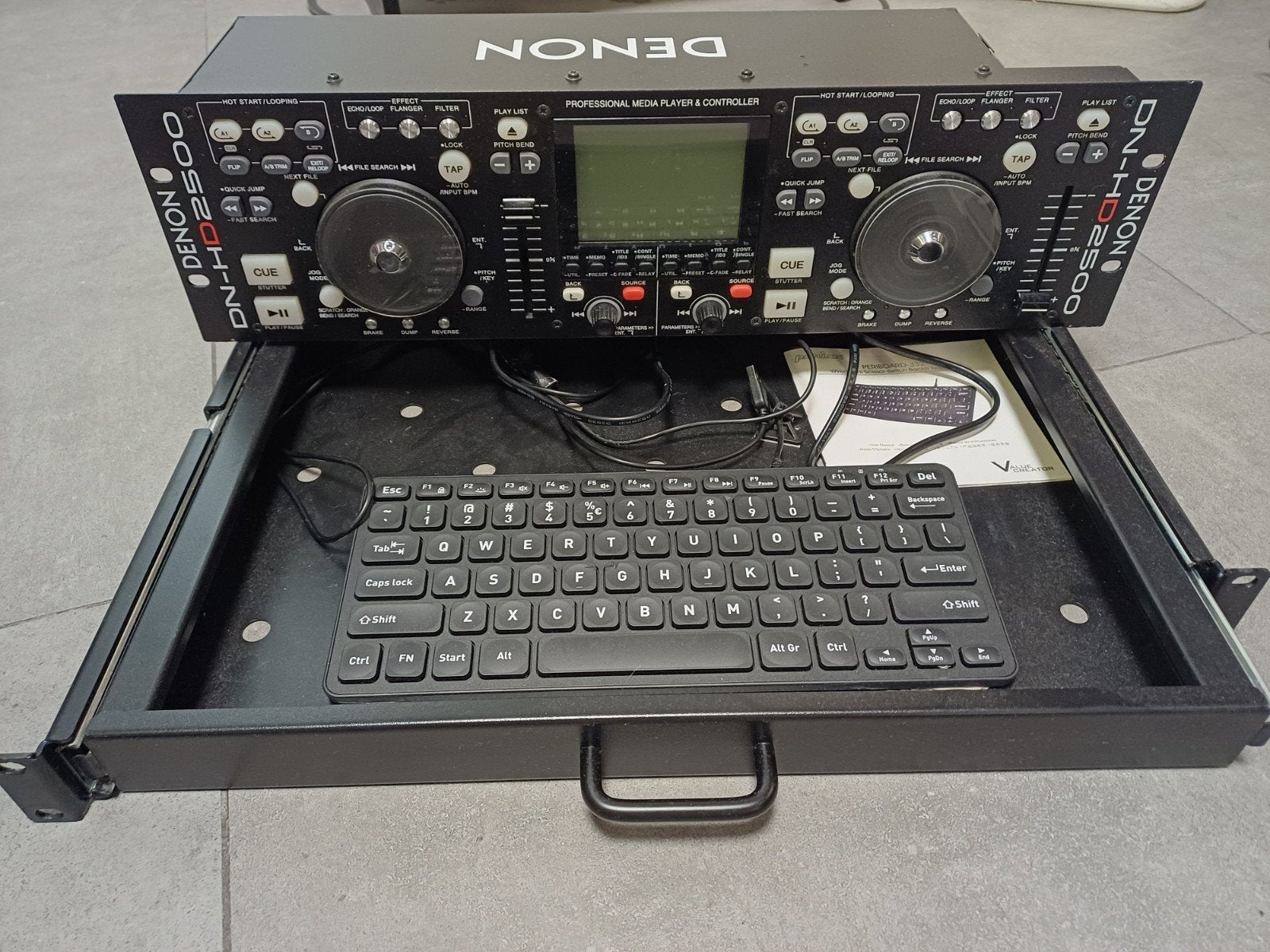 Denon DN-HD2500 Professionele Media Speler & Controller, Ophalen, Gebruikt, Dj-set, Denon