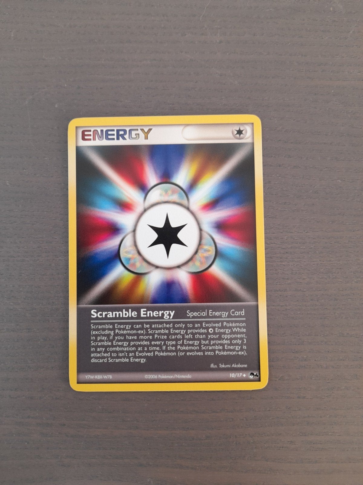 Pop series 4 10/17 scramble energy, Ophalen of Verzenden, Zo goed als nieuw, Losse kaart