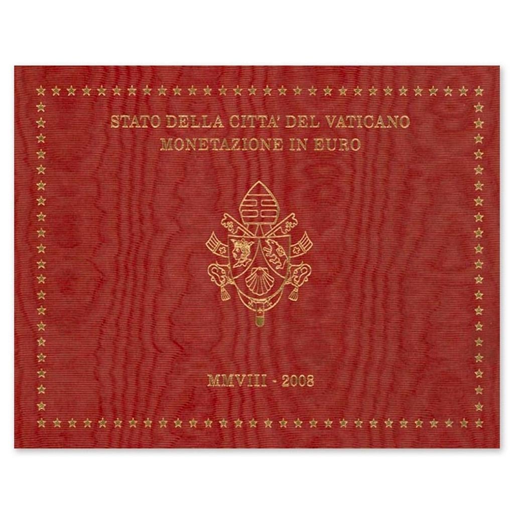 BU set Vaticaan 2008 Blister - 1 cent tm 2 euro, Ophalen of Verzenden, Vaticaanstad, Overige waardes, Setje