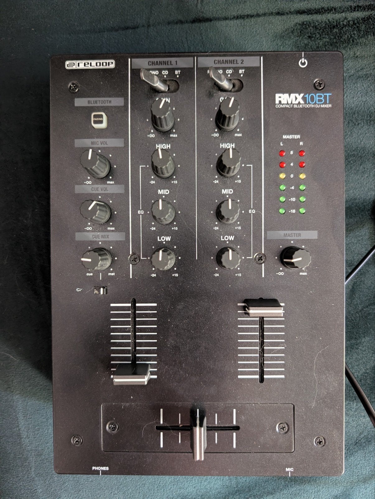 Reloop RMX-10 BT Compact Bluetooth DJ Mixer, Ophalen, Gebruikt, Dj-set, Reloop