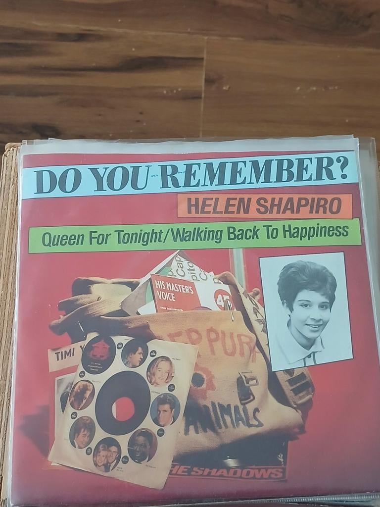 HELEN SHAPIRO queen for tonight walking back to happiness, Cd's en Dvd's, Vinyl Singles, Ophalen of Verzenden, Zo goed als nieuw