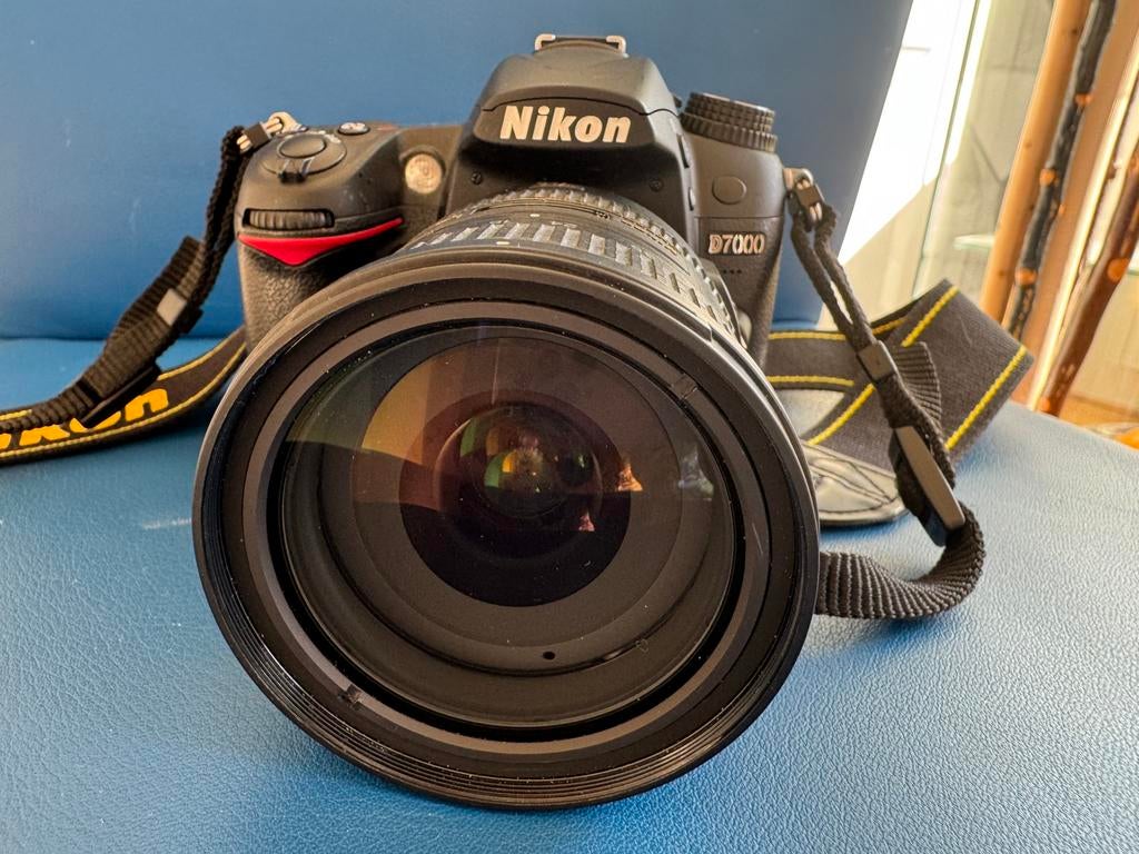 Nikon D7000 , 3 lenzen en veel accessoires, Ophalen, Zo goed als nieuw, Nikon, Geen optische zoom